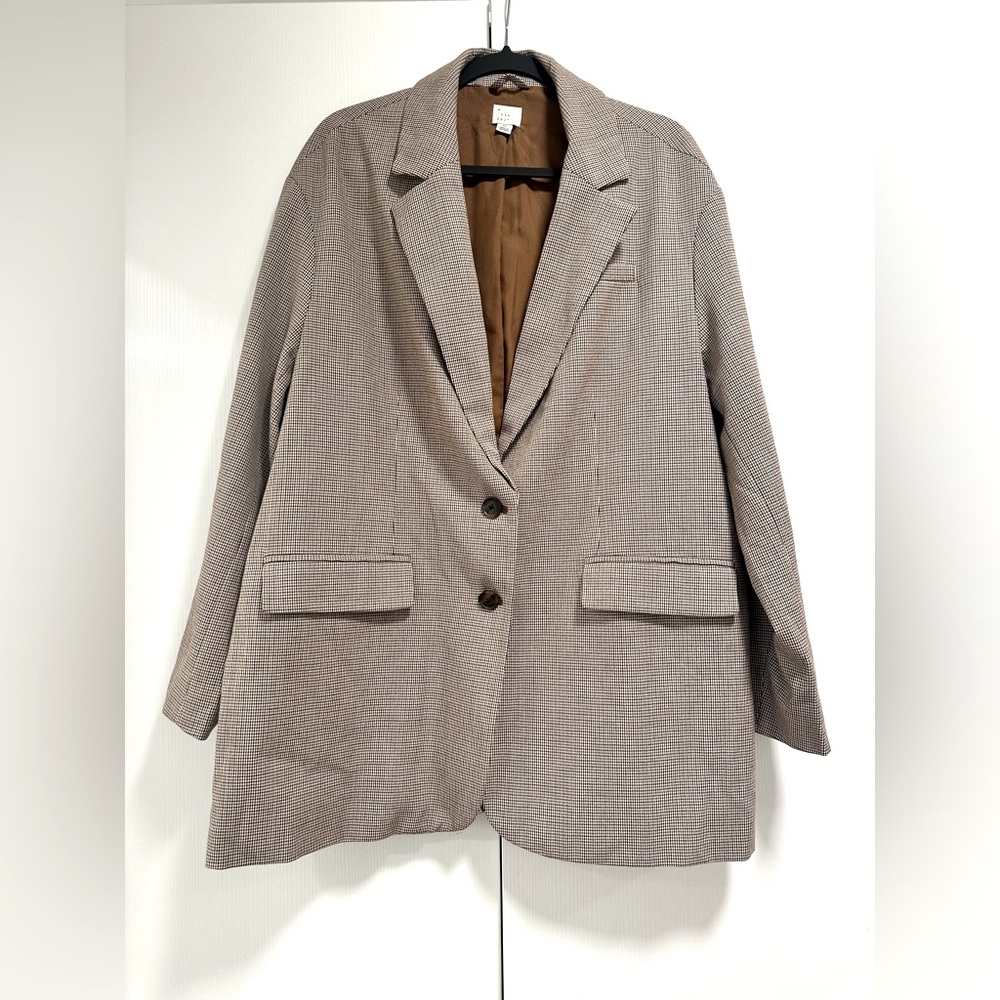 A New Day | Houndstooth Blazer | XL